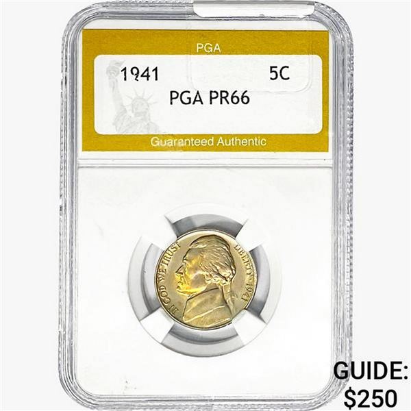 1941 Jefferson Nickel PGA PR66
