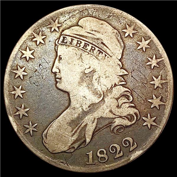 1822 Capped Bust Half Dollar NICELY CIRCULATED