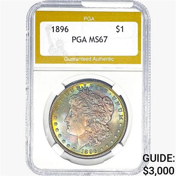 1896 Morgan Silver Dollar PGA MS67