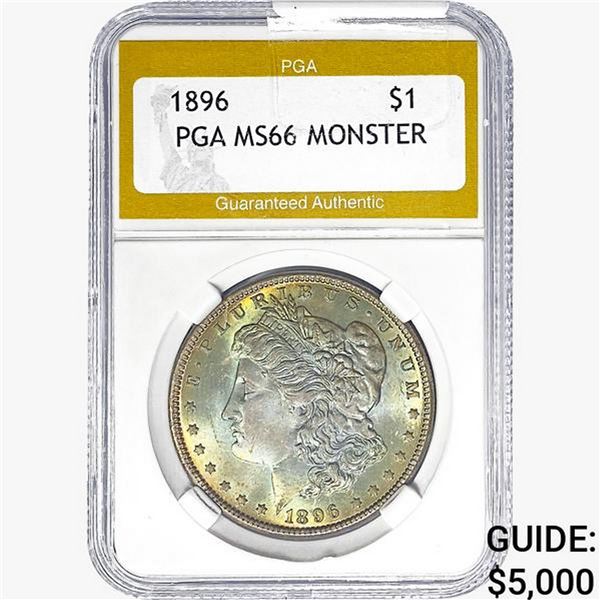 1896 Morgan Silver Dollar PGA MS66 Monster