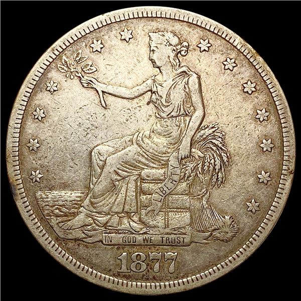 1877-S Silver Trade Dollar LIGHTLY CIRCULATED