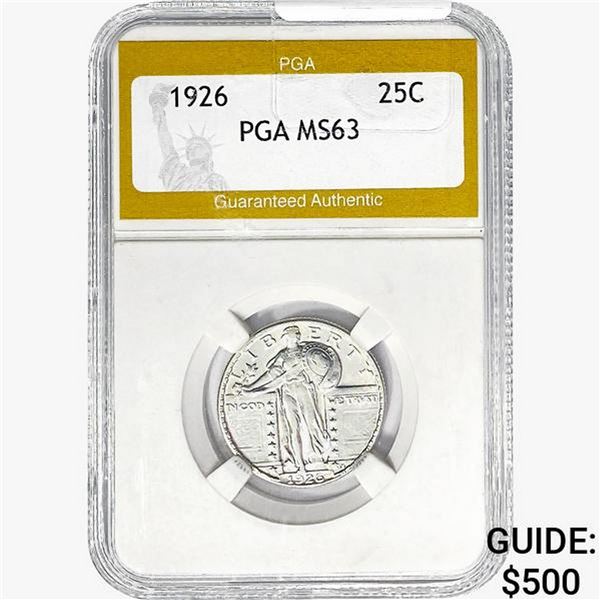 1926 Standing Liberty Quarter PGA MS63