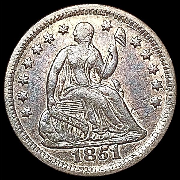 1851-O Seated Liberty Half Dime NEARLY UNCIRCULATED