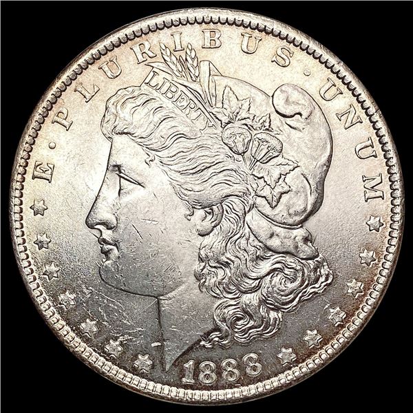 1888 Vam 11 Morgan Silver Dollar SUPERB GEM BU