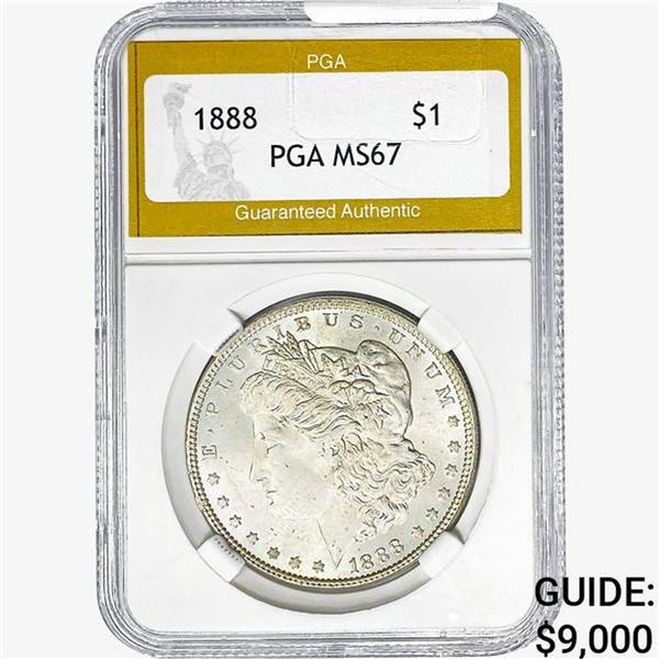 1888 Morgan Silver Dollar PGA MS67