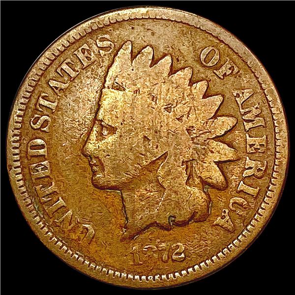1872 Indian Head Cent LIGHTLY CIRCULATED