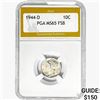 1944-D Mercury Silver Dime PGA MS65 FSB