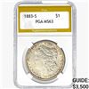 1883-S Morgan Silver Dollar PGA MS63