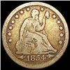 1854 Seated Liberty Quarter LIGHTLY CIRCULATED