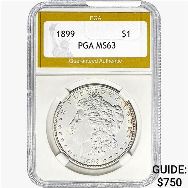 1899 Morgan Silver Dollar PGA MS63