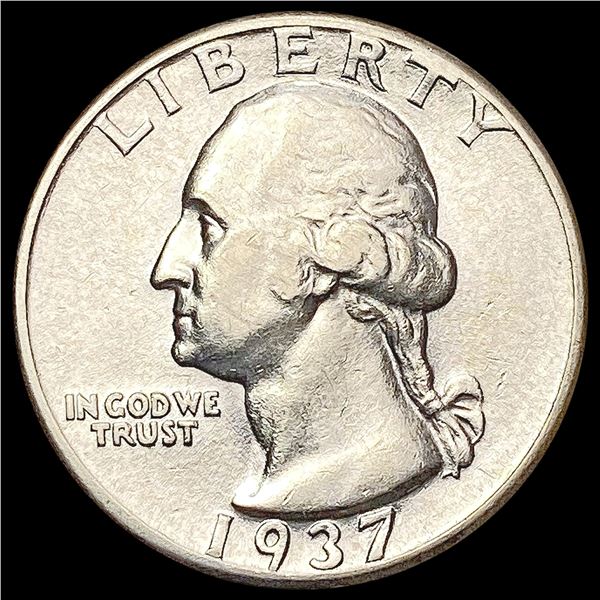 1937 Washington Silver Quarter CLOSELY UNCIRCULATED
