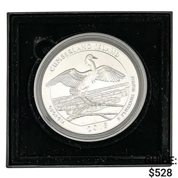 2018 5oz Silver Uncirculated Coin - Georgia