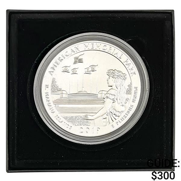 2019 ATB 25C 5oz Silver N Mariana Is.