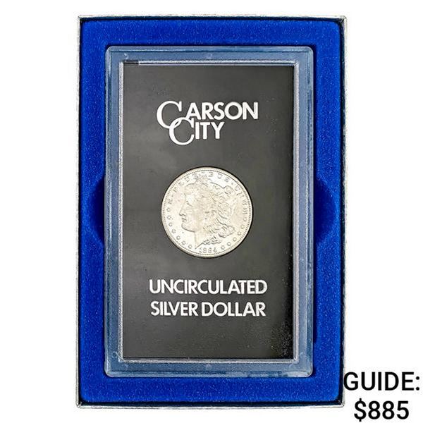 1884-CC Morgan Silver Dollar GSA