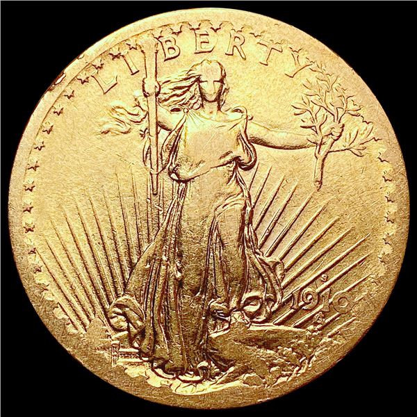 1910-S $20 Gold Double Eagle CLOSELY UNCIRCULATED