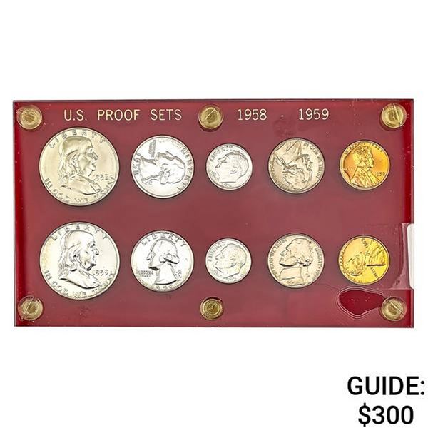 1958/1959 United States Proof Sets