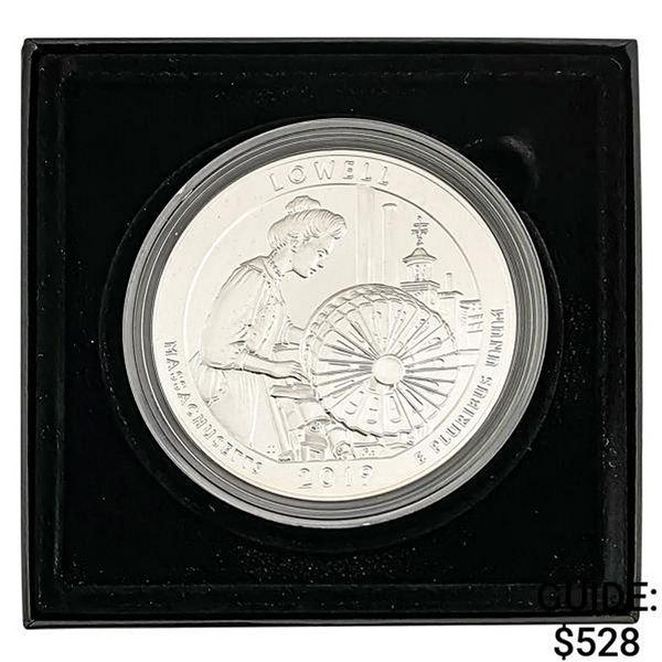 2019 ATB 25C 5oz Silver Lowell, Mass