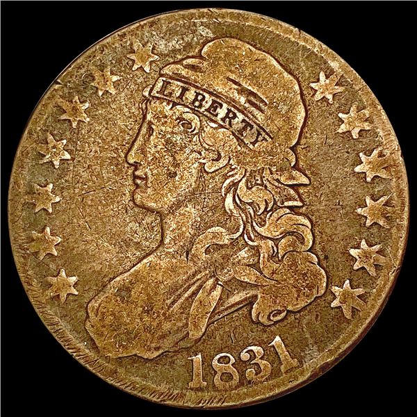 1831 Capped Bust Half Dollar ABOUT UNCIRCULATED