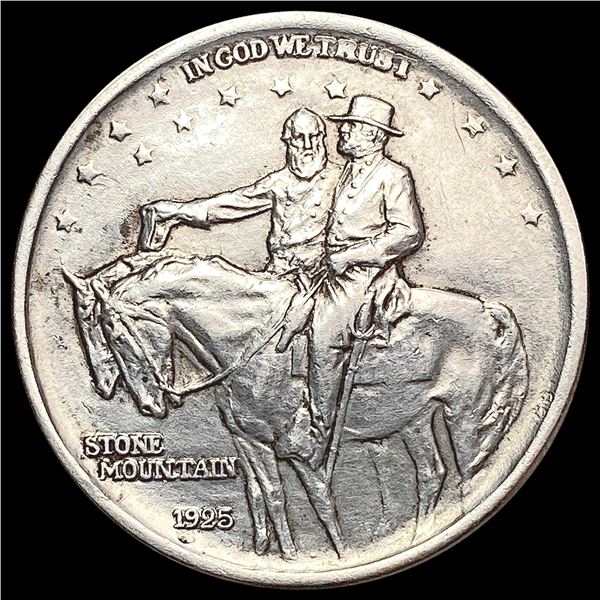 1925 Stone Mountain Half Dollar CHOICE AU