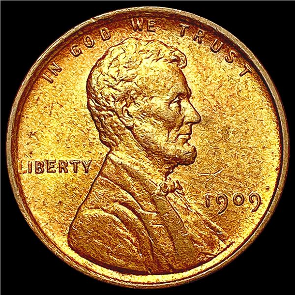 1909 VDB Wheat Cent GEM BU
