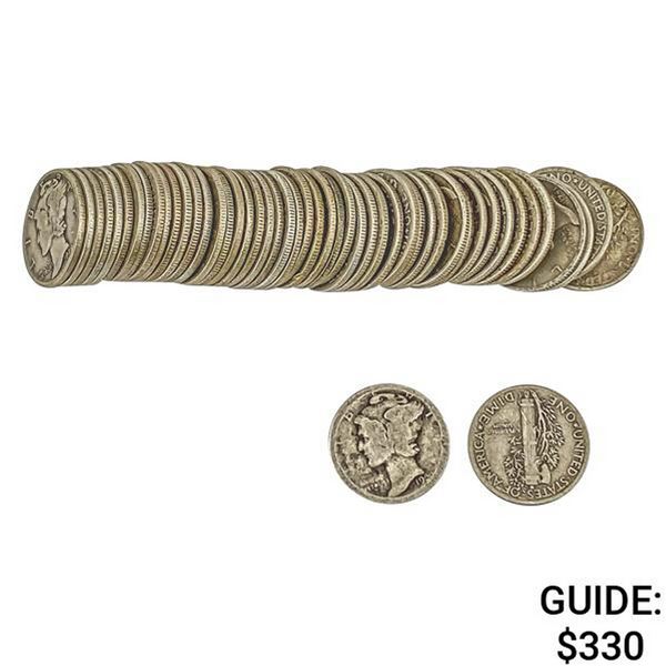 [50] 1920-1945 Mercury Silver Dime