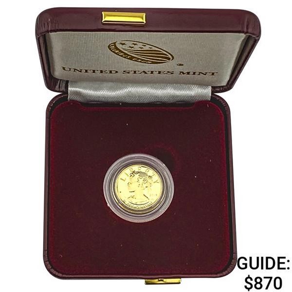 2018-W 0.10oz Gold $10 America Liberty Coin