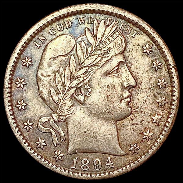 1894-O Barber Quarter CLOSELY UNCIRCULATED