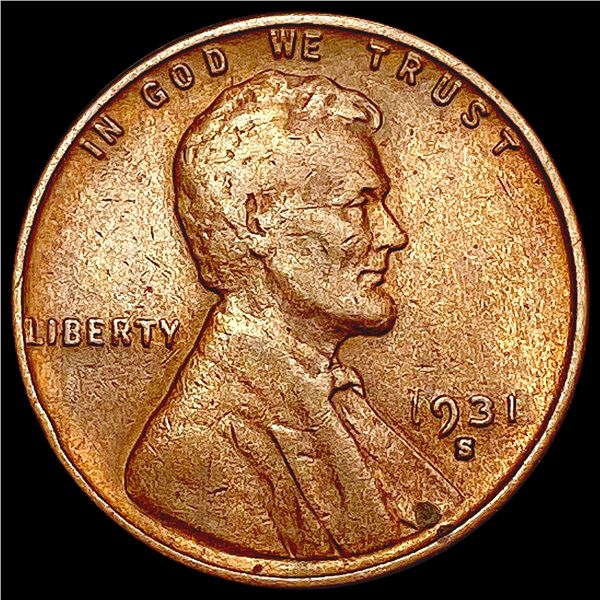 1931-S Wheat Cent CHOICE AU