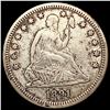 1891-S Seated Liberty Quarter LIGHTLY CIRCULATED