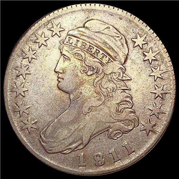 1811 Capped Bust Half Dollar LIGHTLY CIRCULATED