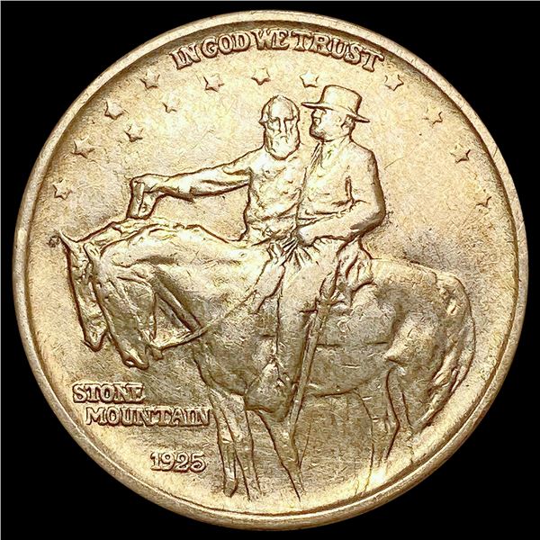1925 Stone Mountain Half Dollar CHOICE AU
