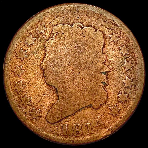 1814 Classic Head Large Cent LIGHTLY CIRCULATED