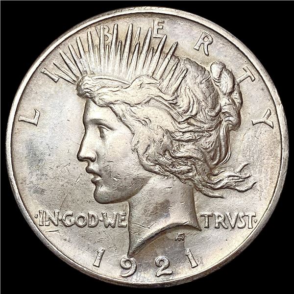 1921 Silver Peace Dollar CLOSELY UNCIRCULATED
