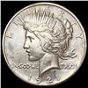 Image 1 : 1921 Silver Peace Dollar CLOSELY UNCIRCULATED