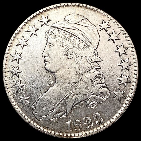 1823 Capped Bust Half Dollar LIGHTLY CIRCULATED