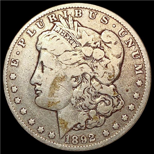 1892-O Vam 7 Morgan Silver Dollar NEARLY UNCIRCULATED