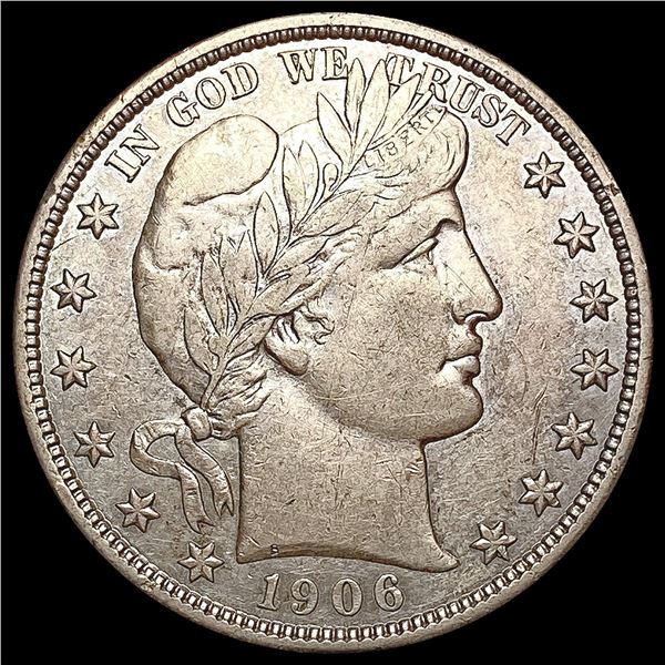1906-D Barber Half Dollar NEARLY UNCIRCULATED