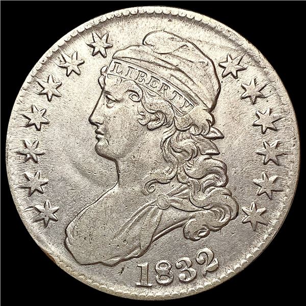 1832 Capped Bust Half Dollar NEARLY UNCIRCULATED