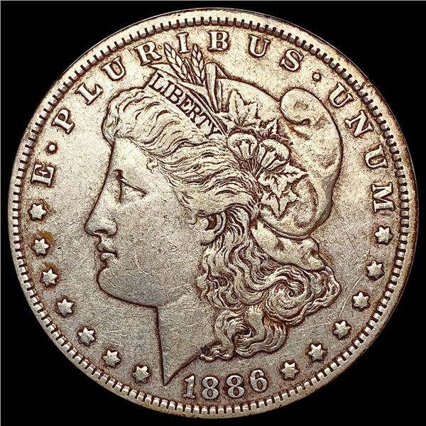 1886-O Morgan Silver Dollar NEARLY UNCIRCULATED