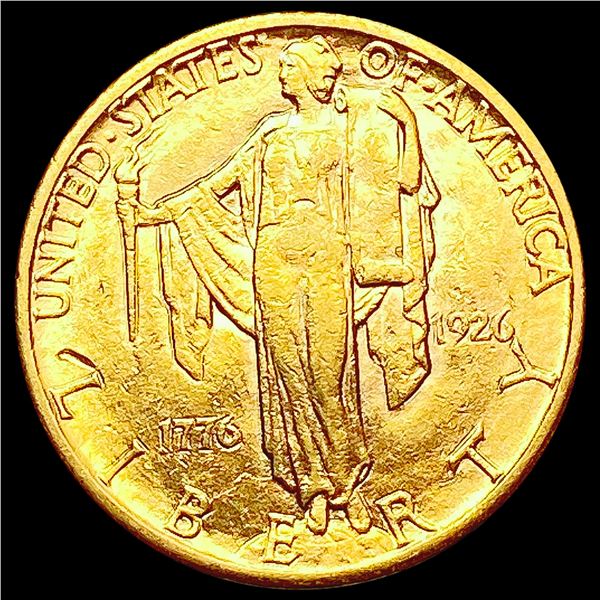 1926 Sesquincentennial $2.50 Gold Quarter Eagle UNCIRCULATED