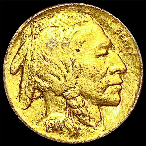 1914-S Buffalo Nickel CHOICE AU