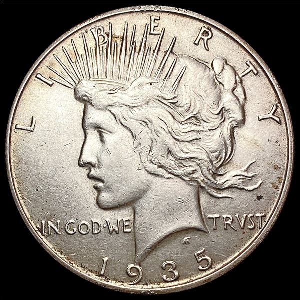 1935-S Silver Peace Dollar NEARLY UNCIRCULATED
