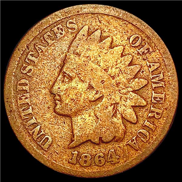1864 Br Indian Head Cent LIGHTLY CIRCULATED