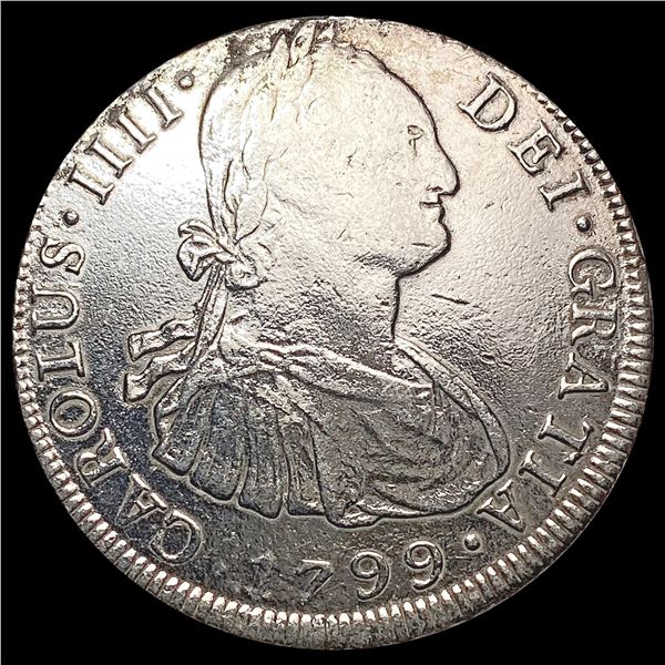 1799 Spanish Pillar Dollar NEARLY UNCIRCULATED