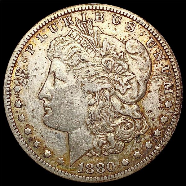 1880-CC Morgan Silver Dollar NEARLY UNCIRCULATED