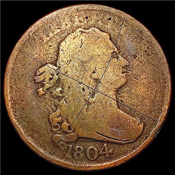 1804 Draped Bust Half Cent HIGH GRADE