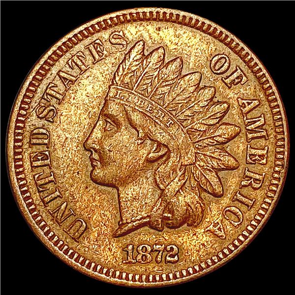 1872 Indian Head Cent NEARLY UNCIRCULATED