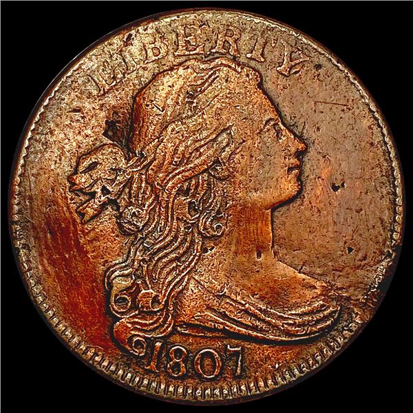 1807 Draped Bust Large Cent LIGHTLY CIRCULATED