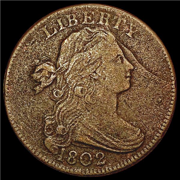 1802 Draped Bust Large Cent LIGHTLY CIRCULATED