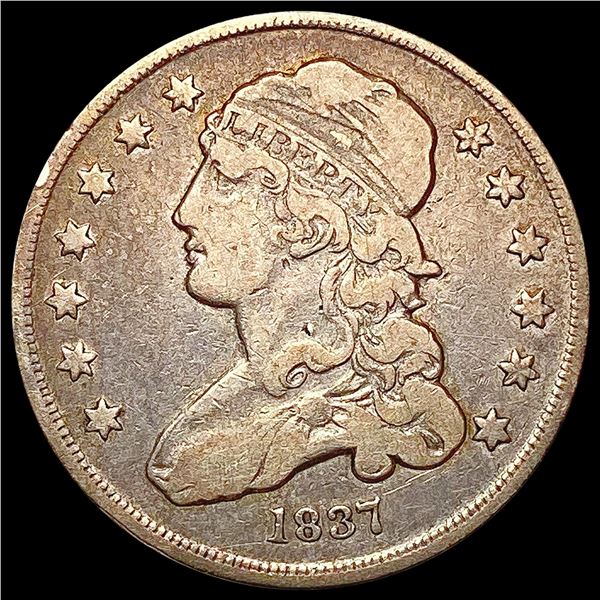 1837 Capped Bust Quarter LIGHTLY CIRCULATED
